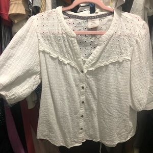 Knox rose peasant blouse